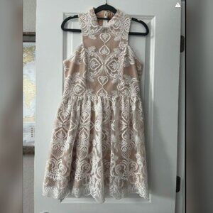 White Vici Collection lace dress